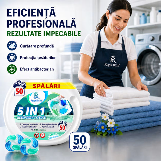 Detergent de rufe capsule 5in1 50 caps