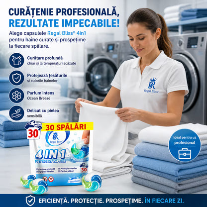 Detergent de rufe capsule albastru 1+1 GRATIS