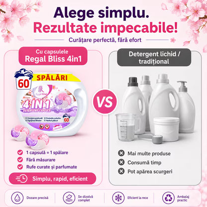 Detergent de rufe capsule roz 60 caps