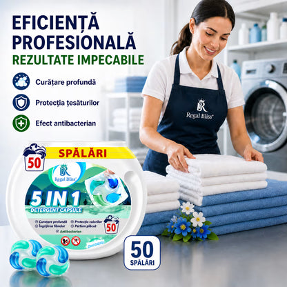 Detergent de rufe capsule 5in1 50 caps