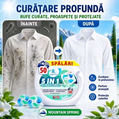 Detergent de rufe capsule 5in1 50 caps