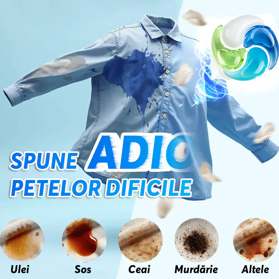 Detergent de rufe capsule albastru 60 caps