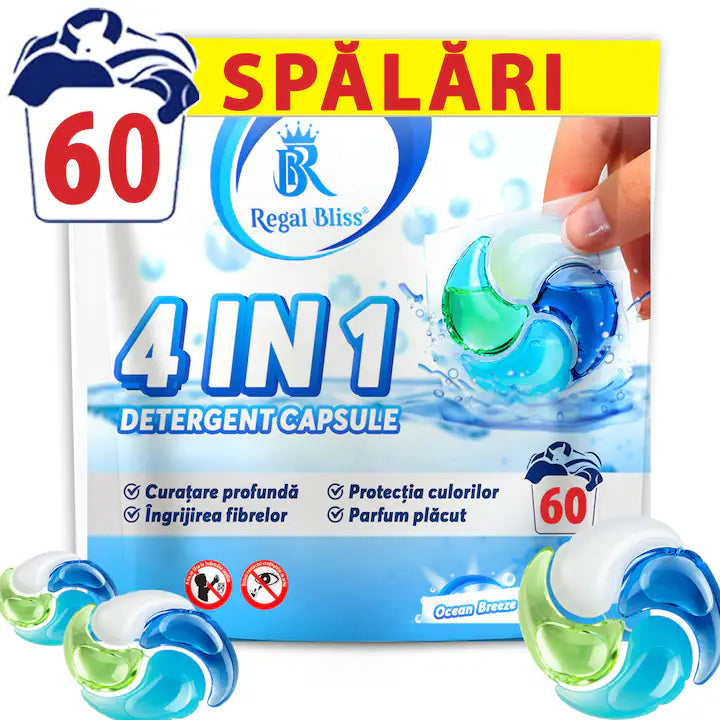 Detergent de rufe capsule roz 60 caps (TT)
