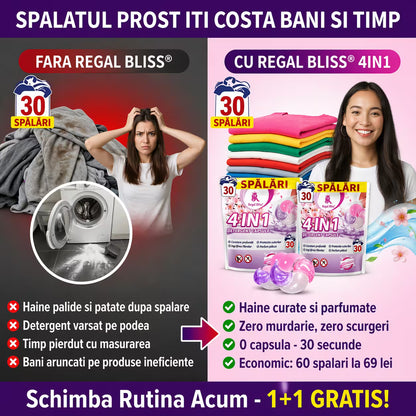 Detergent de rufe capsule roz 1+1 GRATIS